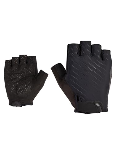 Ziener Herren Callan Fahrrad/Mountainbike/Radsport-Handschuhe | Kurzfinger - atmungsaktiv,dämpfend, Black, 9 von Ziener