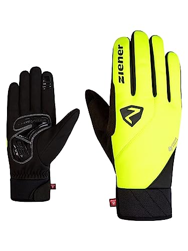 Ziener Herren Donni GTX INF PR Fahrrad-Handschuhe Winter | Primaloft, Gore-Tex Infinium, Poison Yellow, 10 von Ziener