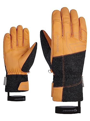 Ziener Herren GANGHOFER Ski-Handschuh/Wintersport | extra warm PFC frei Wolle, tan, 8 Ziener Herren GANGHOFER Ski-Handschuh/Wintersport | extra warm PFC frei Wolle, tan, 8 von Ziener