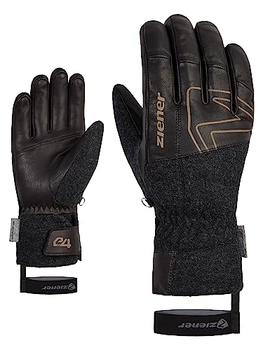 Ziener Herren GANGHOFER Ski-Handschuh/Wintersport | extra warm PFC frei Wolle, black, 10 Ziener Herren GANGHOFER Ski-Handschuh/Wintersport | extra warm PFC frei Wolle, black, 10 von Ziener