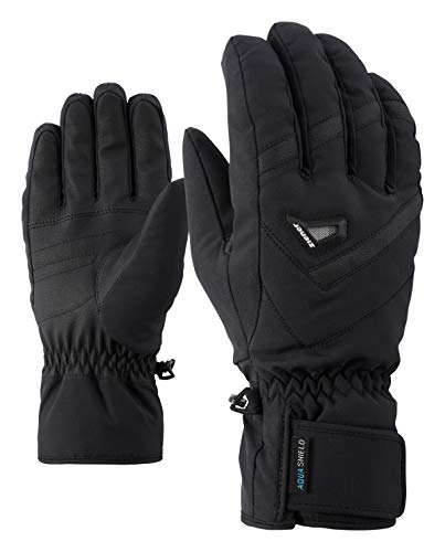 Ziener Herren GARY AS glove ski alpine Ski-handschuhe / Wintersport | wasserdicht, atmungsaktiv, schwarz (black), 10 von Ziener