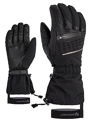 Ziener Herren GASTIL Ski-Handschuhe/Wintersport | Gore-Tex, Lange Stulpe, PFC frei, Black, 10,5 von Ziener