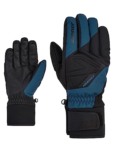 Ziener Herren GATIS Ski-Handschuhe/Wintersport | wasserdicht atmungsaktiv, hale navy, 11 von Ziener