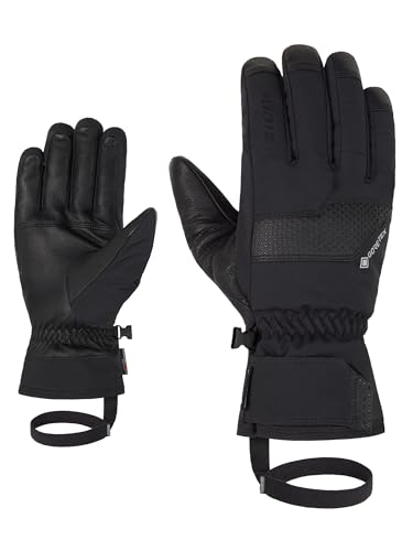 Ziener Herren GENIRO Ski-Handschuhe/Wintersport | Gore-Tex, Primaloft, Black, 9,5 von Ziener