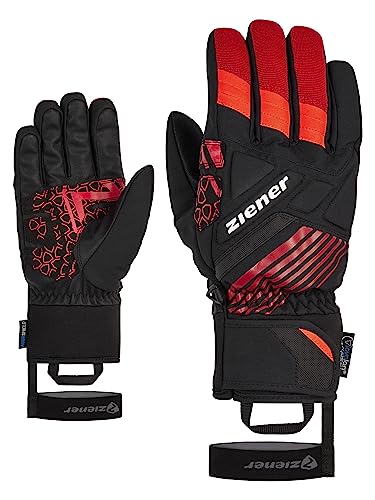 Ziener Herren GENRIX Ski-Handschuhe/Wintersport | wasserdicht, Alpine Wool, red Cabin, 10,5 von Ziener