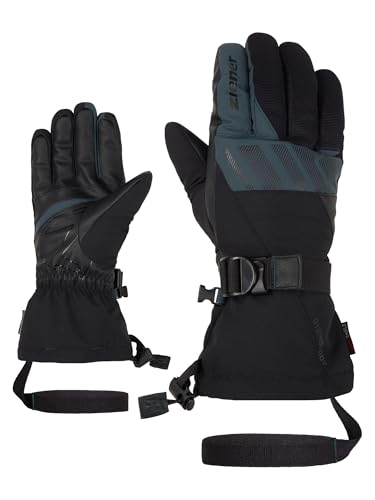 Ziener Herren GHALION Ski-Handschuhe/Wintersport | wasserdicht, Lange Stulpe, Black.Dark Jungle, 8 Ziener Herren GHALION Ski-Handschuhe/Wintersport | wasserdicht, Lange Stulpe, Black.Dark Jungle, 8 von Ziener