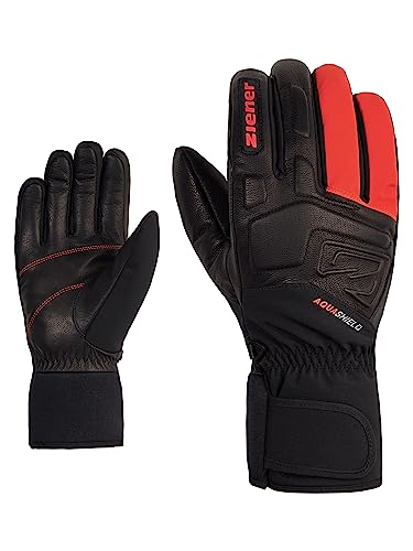 Ziener Herren GLYXUS Ski-Handschuhe/Wintersport | wasserdicht atmungsaktiv, new red, 10,5 von Ziener