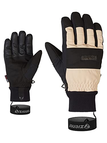 Ziener Herren Gendo Ski-Handschuhe/Wintersport | atmungsaktiv, wasserdicht, trendig, Cashew, 9 von Ziener