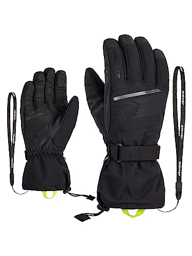Ziener Herren Gentian Ski-Handschuhe/Wintersport | wasserdicht, Lange Stulpe, Black, 7.5 Ziener Herren Gentian Ski-Handschuhe/Wintersport | wasserdicht, Lange Stulpe, Black, 7.5 von Ziener