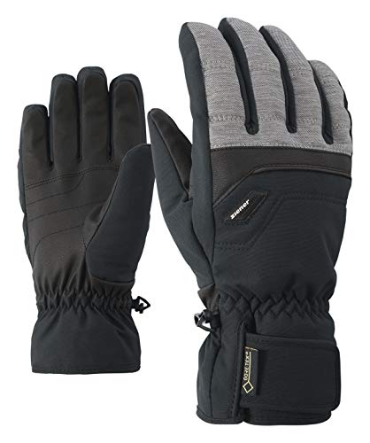 Ziener Herren Glyn GTX Gore Plus Warm Glove Alpine Ski-handschuhe, grau (dark melange), 7 von Ziener