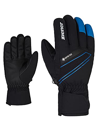 Ziener Herren Gunar Ski-Handschuhe/Wintersport | wasserdicht atmungsaktiv warm Gore-Tex, black.persian blue, 6,5 von Ziener