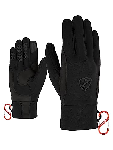 Ziener Herren Gusty Handschuhe Skitour/Bergsport | Polartec Touch Wolle, black, 9 von Ziener