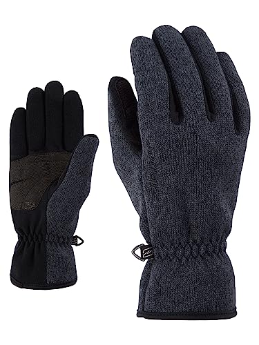 Ziener Erwachsene IMAGIO glove multisport Freizeit- / Funktions- / Outdoor-Handschuhe | atmungsaktiv, gestrickt, schwarz (black melange), 11 von Ziener