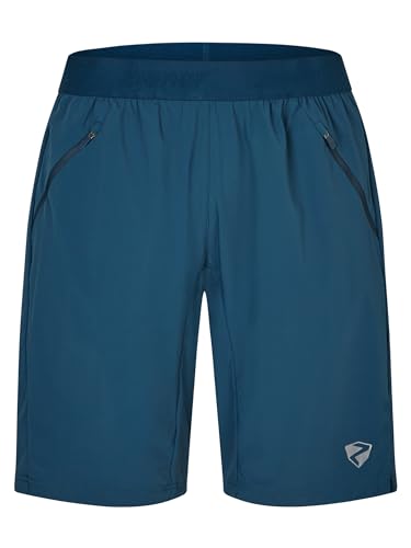 Ziener Herren NALTE Mountainbike-Shorts/Rad- / Outdoor-Hose - atmungsaktiv,elastisch,PFC frei, hale Navy, 50 von Ziener