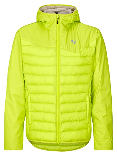 Ziener Herren NANTANO Wärme-Jacke Outdoor/Skitour | winddicht, Wolle, PFC frei, bitter lemon, 58 von Ziener