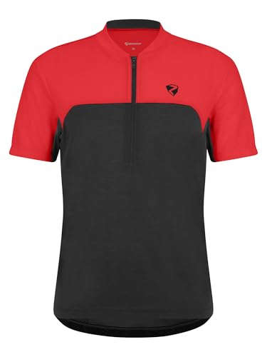 Ziener Herren NARIUS Fahrradtrikot/Radtrikot - Mountainbike|Rennrad - atmungsaktiv, schnelltrocknend, elastisch, Kurzarm, red, 54 Ziener Herren NARIUS Fahrradtrikot/Radtrikot - Mountainbike|Rennrad - atmungsaktiv, schnelltrocknend, elastisch, Kurzarm, red, 54 von Ziener