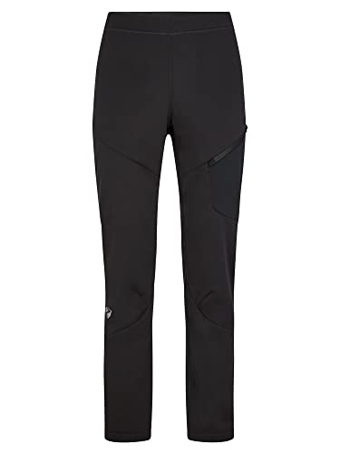 Ziener Herren NEBIL Softshell-Hose, Langlauf | Winddichte Vorderseite, elastische Rückseite, Black, 58 von Ziener