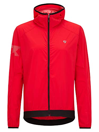 Ziener Herren NEIHART Windjacke - Fahrrad,Outdoor,Sport - Winddicht|atmungsaktiv|wasserabweisend, red, 48 von Ziener