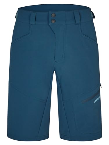 Ziener Herren NELAT Outdoor-Shorts/Rad- / Wander-Hose - atmungsaktiv,schnelltrocknend,elastisch, hale navy, 56 von Ziener