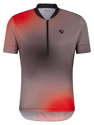 Ziener Herren NEMIC Fahrradtrikot/Radtrikot - Mountainbike|Rennrad - atmungsaktiv, schnelltrocknend, elastisch, Kurzarm, Black. red, 46 Ziener Herren NEMIC Fahrradtrikot/Radtrikot - Mountainbike|Rennrad - atmungsaktiv, schnelltrocknend, elastisch, Kurzarm, Black. red, 46 von Ziener