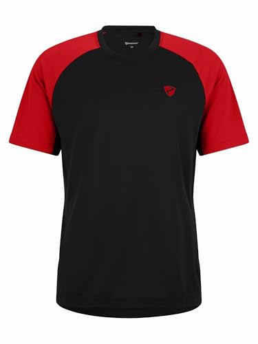 Ziener Herren NEMUEL Funktions-Shirt - Fahrrad|Outdoor|Fitness|Sport - atmungsaktiv, schnelltrocknend, Kurzarm, red, 54 Ziener Herren NEMUEL Funktions-Shirt - Fahrrad|Outdoor|Fitness|Sport - atmungsaktiv, schnelltrocknend, Kurzarm, red, 54 von Ziener