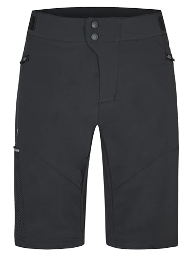 Ziener Herren NEXIL Outdoor-Shorts/Rad- / Wander-Hose - atmungsaktiv,schnelltrocknend,elastisch, black, 56 von Ziener