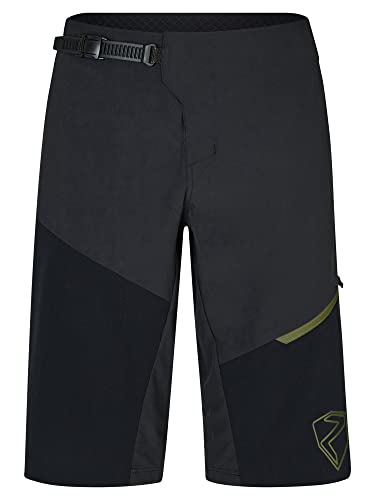 Ziener Herren NIBAN Mountainbike-Shorts/Rad- / Outdoor-Hose - atmungsaktiv,elastisch,PFC frei, black, 52 von Ziener