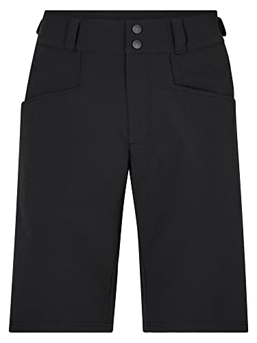 Ziener Herren NIW Fahrrad-Shorts mit Innenhose - Mountainbike/Outdoor/Freizeit - atmungsaktiv,schnelltrocknend,gepolstert, Black, 54 von Ziener