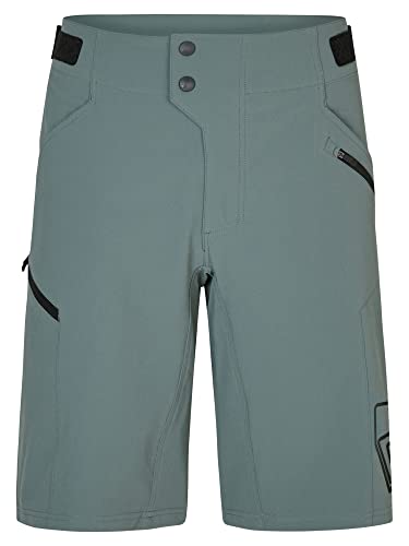 Ziener Herren NONUS Outdoor-Shorts/Rad- / Wander-Hose - atmungsaktiv,schnelltrocknend,elastisch, green stone, 60 von Ziener