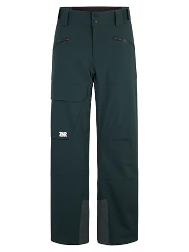 Ziener Herren RAPPOLD Ski-Hose/Freeride | PFC frei, Wolle, wattiert, Dark Jungle, S von Ziener