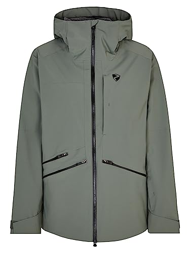 Ziener Herren TAHAN Ski-Jacke/Freeride | sympatex, PFC frei, Wolle, green mud, 54 Ziener Herren TAHAN Ski-Jacke/Freeride | sympatex, PFC frei, Wolle, green mud, 54 von Ziener