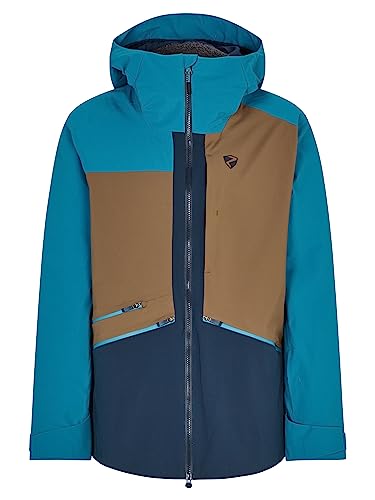 Ziener Herren TAHAN Ski-Jacke/Freeride | sympatex, PFC frei, Wolle, hale navy, 48 von Ziener