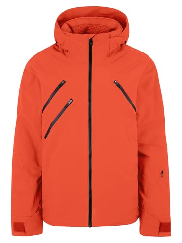 Ziener Herren TARAGO Ski-Jacke/Snowboard-Jacke | atmungsaktiv, wasserdicht, orange pumpkin, 50 von Ziener