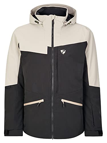 Ziener Herren TARPU Ski-Jacke/Winter-Jacke | warm, wasserdicht, PFC frei, silver beige dob, 56 Ziener Herren TARPU Ski-Jacke/Winter-Jacke | warm, wasserdicht, PFC frei, silver beige dob, 56 von Ziener