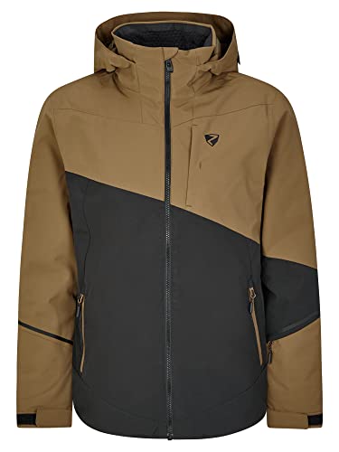 Ziener Herren TIMPA Ski-Jacke/Winter-Jacke | warm, wasserdicht, PFC frei, walnut dob, 56 von Ziener