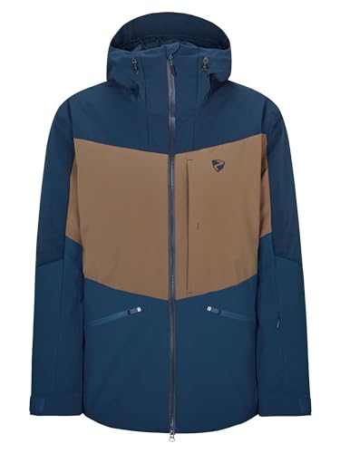 Ziener Herren TRIGLAV Ski-Jacke/Freeride | PFC frei, Wolle, wattiert, hale navy, 52 von Ziener