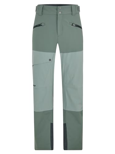 Ziener Herren Tiffin Ski-Hose/Freeride | PFC frei Wolle wattiert, green mud, 52 Ziener Herren Tiffin Ski-Hose/Freeride | PFC frei Wolle wattiert, green mud, 52 von Ziener