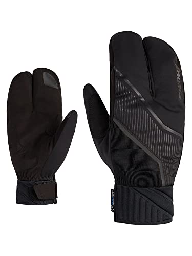 Ziener Herren UZOMIOS Langlauf/Nordic/Crosscountry-Handschuhe | extra warm, Wolle, Lobster, Black, 10,5 von Ziener