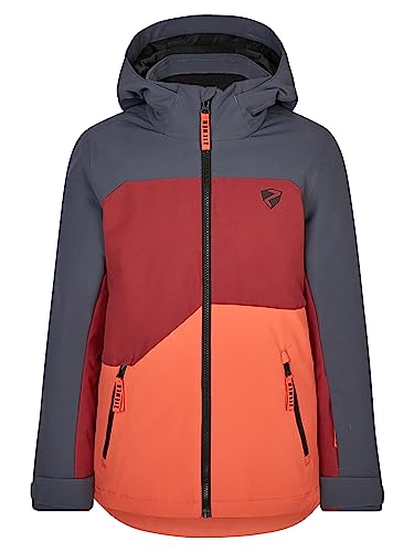 Ziener Jungen ANDERL Ski-Jacke, Winterjacke | wasserdicht, winddicht, warm, red cabin, 152 von Ziener