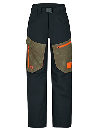 Ziener Jungen Akando Ski Hose Schnee Hose wasserdicht winddicht warm, Black.tie Dye Seaweed, 104 EU Ziener Jungen Akando Ski Hose Schnee Hose wasserdicht winddicht warm, Black.tie Dye Seaweed, 104 EU von Ziener