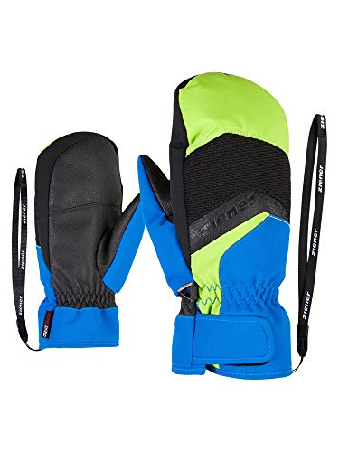 Ziener Jungen LABINOS AS(R) MITTEN glove junior Ski-handschuhe/Wintersport | Wasserdicht, Atmungsaktiv, persian blue, 7 von Ziener