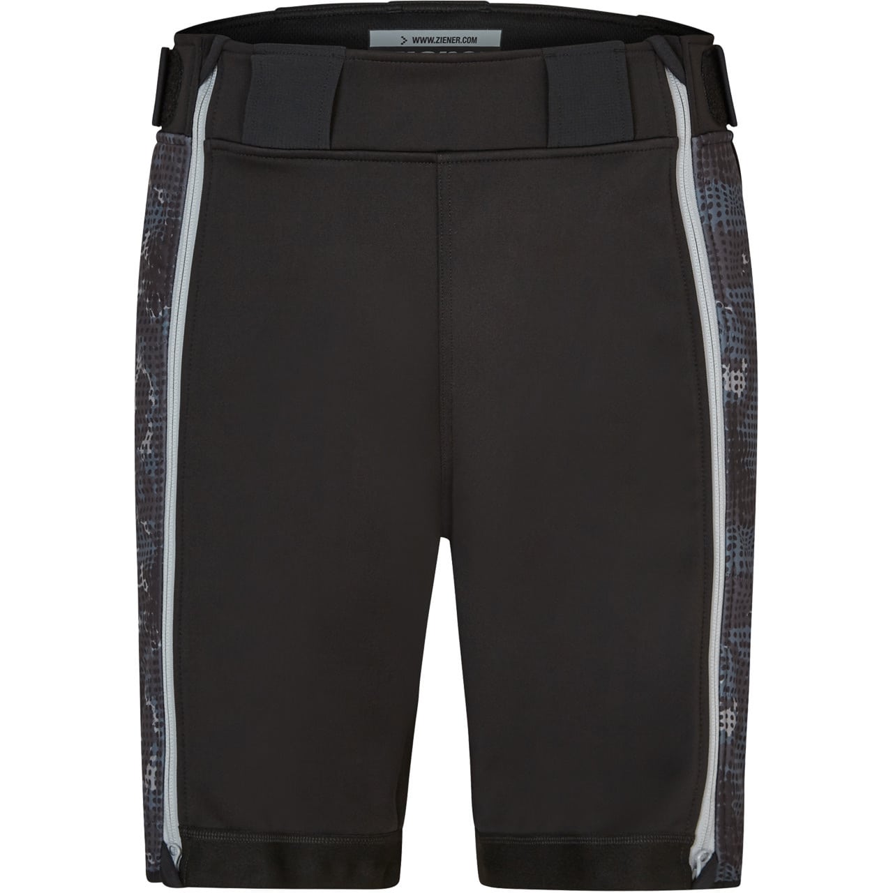 Ziener Junior RACE SHORTS black foggy print von Ziener