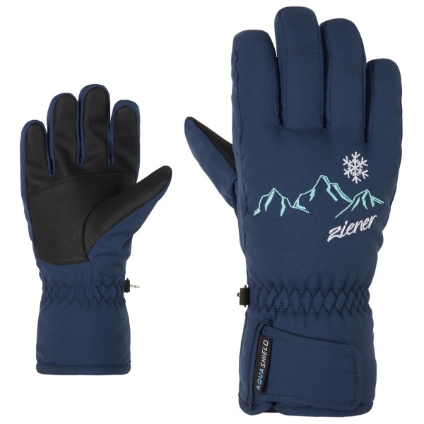 Ziener - Kid's Lailla AS(R) - Handschuhe Gr 6,5 blau von Ziener