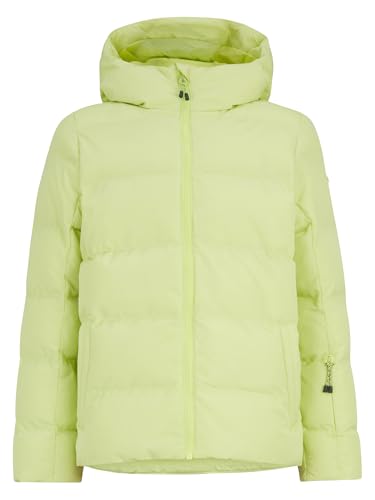 Ziener Kinder AMANI Ski-Jacke/Winterjacke | warm, atmungsaktiv, wasserdicht, lime light, 128 von Ziener