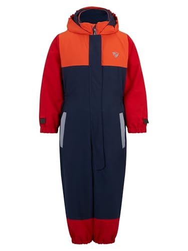 Ziener Kinder ANUP Schneeanzug/Skioverall | wasserdicht, warm, Wolle, dark navy, 104 von Ziener