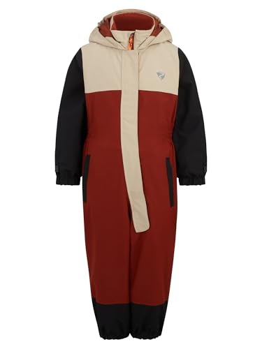 Ziener Kinder ANUP Schneeanzug/Skioverall | wasserdicht, warm, Wolle, woody brown, 104 von Ziener