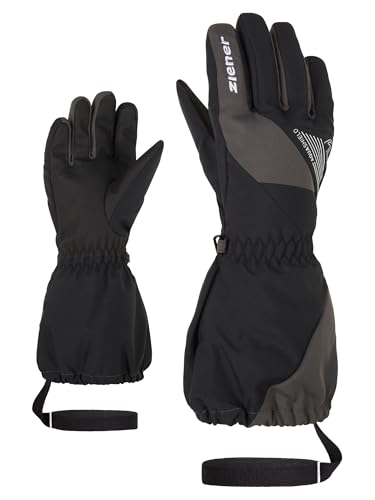 Ziener Kinder LAILACO Ski-Handschuhe/Wintersport | wasserdicht, PFC frei, Graphite, 4 Ziener Kinder LAILACO Ski-Handschuhe/Wintersport | wasserdicht, PFC frei, Graphite, 4 von Ziener