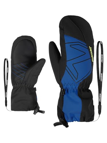 Ziener Kinder LAVALINO Ski-Fäustling/Wintersport | wasserdicht, Lange Stulpe, Cobalt Blue, 6,5 von Ziener