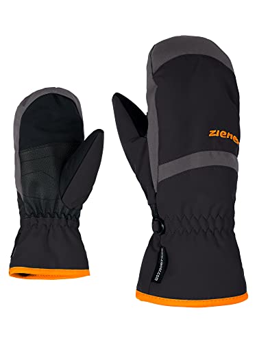 Ziener Kinder LEJANOS AS Ski-Handschuhe/Wintersport | Wasserdicht, Atmungsaktiv, Black/Graphite, 7.5 (XL) von Ziener