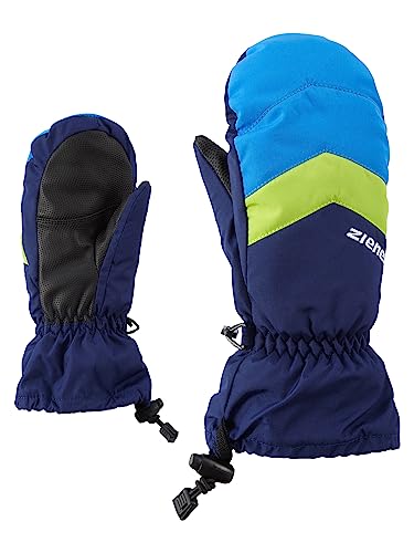 Ziener Kinder LETTERO Ski-Fäustling/Wintersport | wasserdicht atmungsaktiv, navy, 3 von Ziener